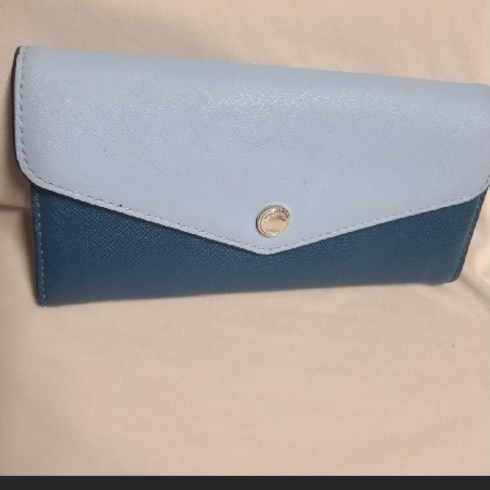 Two-Tone Blue Women's Wallet